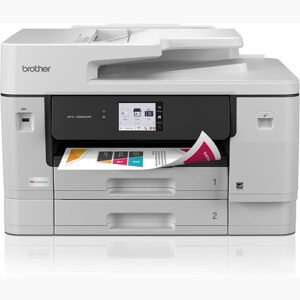 Brother INKvestment 6960 Wireless Color Inkjet All-in-One Printer with 11”x17” Capabilities and 3.5” Color Touchscreen | Includes Refresh Subscription Trial(1) (MFC-J6960DW)