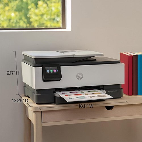 HP OfficeJet Pro 8125e Wireless All-in-One Color Inkjet Printer, Print, scan, Copy, ADF, Duplex Printing Best-for-Home Office, 3 Month Instant Ink Trial Included, AI-Enabled (405T6A) - Image 6